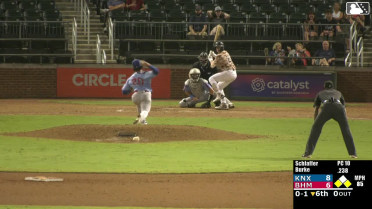 Jacob Burke grounds into a double play, shortstop Karson Simas to second baseman Alex Madera to first baseman Miguel Useche. Samuel Zavala scores. Jorge Corona out at 2nd. Jacob Burke out at 1st.