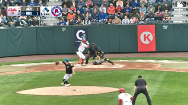 Caden Favors Ball to Leandro Pineda