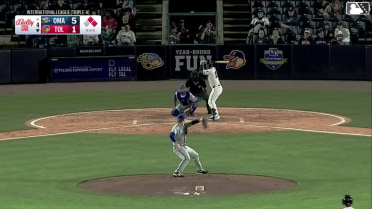 Tyler Gentry homers (1) on a fly ball to right field. Jace Jung scores. Corey Julks scores.