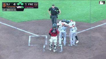 Dakota Jordan hammers a grand slam in Single-A