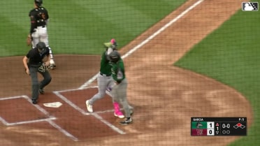 Eduardo Quintero's first High-A home run