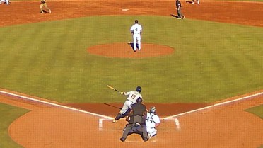 Juan Baez's RBI double for Peoria