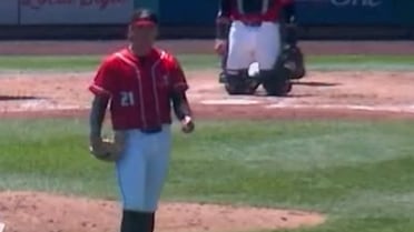 Juan Mejia's three K's for Albuquerque Isotopes