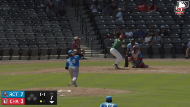 Carlos Sanchez homers (7) on a fly ball to right center field.