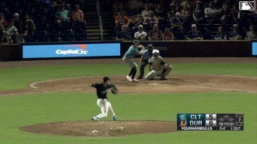 Caden Connor called out on strikes.