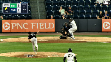 Marco Luciano homers (5) on a fly ball to center field. Jonathan Ornelas scores. J.C. Escarra scores.