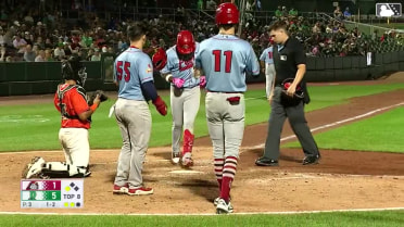 Jesus Baez's second consecutive game with a homer