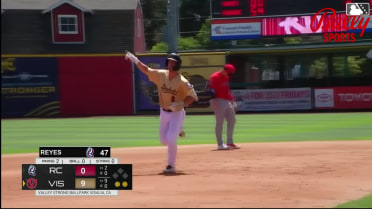 Carson Kerce's first pro home run