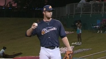 Duncan Davitt strikes out his final three batters