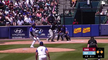 J.C. Escarra singles on a line drive to right fielder Yohendrick Piñango. Tyler Hardman scores. Jonathan Ornelas to 3rd.