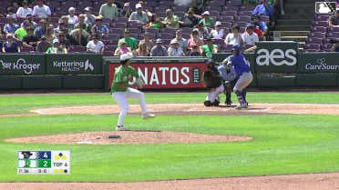 Hyungchan Um triples (1) on a sharp fly ball to left fielder Jacob Friend. Erick Torres scores. Ben North scores.