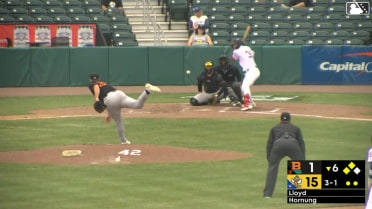 Jackson Hornung singles on a sharp line drive to center fielder Tavian Josenberger. Cade Doughty scores. Ismael Munguia scores.