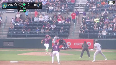 Carter Dorighi singles on a ground ball to center fielder Jorge Ruiz. Curtis Washington Jr. scores.