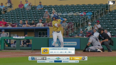 Carson Roccaforte homers (4) on a fly ball to right field.