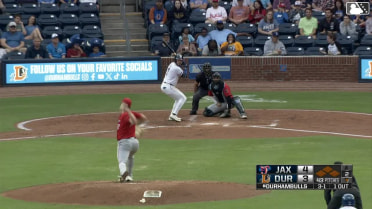 Gavin Lux walks. Blake Sabol scores. Brock Jones to 3rd. Carson Williams to 2nd.