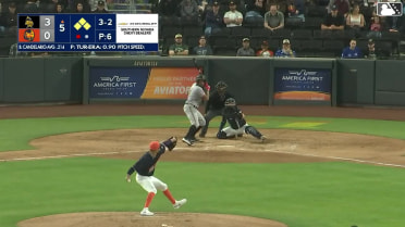 Jeimer Candelario doubles (1) on a line drive to left fielder Cade Marlowe. Christian Moore scores. Donovan Walton scores. Denzer Guzman to 3rd.