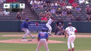 Joshua Palacios doubles (2) on a line drive to right fielder Ben Cowles. Duce Gourson scores.