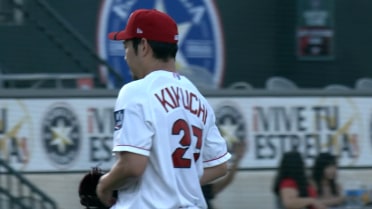 Yusei Kikuchi strikes out five in three innings