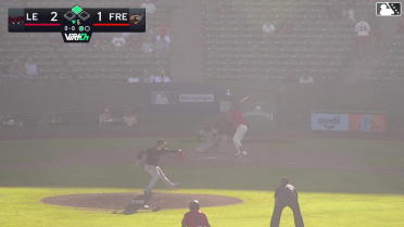 Jesus Freitez singles on a line drive to right fielder Qrey Lott. Ashly Andujar scores.