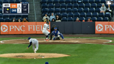 Oswaldo Cabrera homers (3) on a fly ball to right field. Marco Luciano scores.