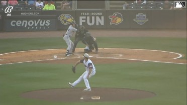 Bryan Sammons' sixth strikeout of the game