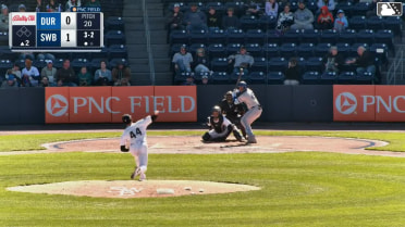 Justyn-Henry Malloy strikes out swinging.
