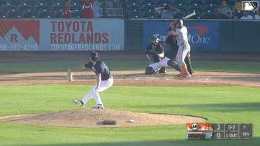 Fernando Gonzalez grounds into a double play, pitcher Jack Bowery to second baseman Dervy Ventura to first baseman Starlin Aguilar. Jeremiah Jenkins out at 2nd. Fernando Gonzalez out at 1st.