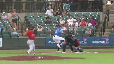 Zach Cole homers (7) on a fly ball to left center field.