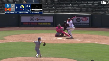 Mike Paredes In play, run(s) to Bryan Lavastida