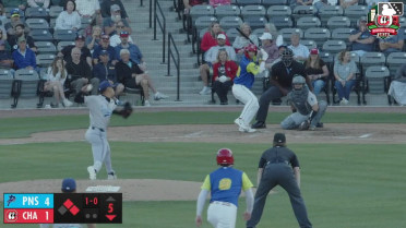 Dominic Pitelli singles on a line drive to center fielder Dillon Lewis. Austin Hendrick scores. Ruben Ibarra to 2nd.