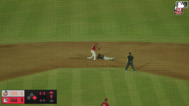 Eric Hartman's 50th stolen base of the year