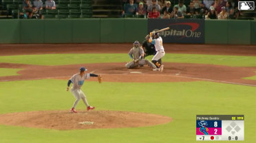 Francisco Acuna homers (3) on a fly ball to left field. Luis Verdugo scores.