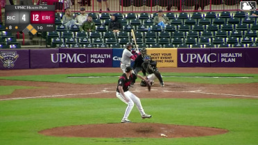 Diego Velasquez singles on a ground ball to shortstop John Peck. Charlie Szykowny scores. Sabin Ceballos to 3rd. Throwing error by shortstop John Peck.