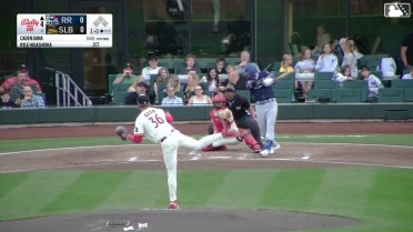 Kyle Higashioka doubles in rehab outing