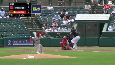 Riley Adams homers (4) on a fly ball to center field.
