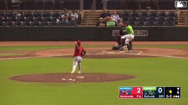 Patrick Monteverde In play, run(s) to Aaron Schunk