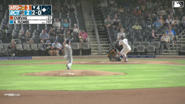 Juan Flores out on a sacrifice fly to left fielder Justyn-Henry Malloy. Eddie Micheletti Jr. scores.