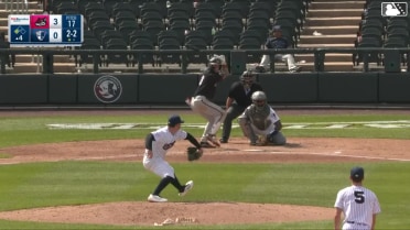 Trevor Cohen singles on a ground ball to left fielder Jackson Castillo. Diego Velasquez scores.