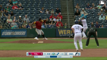 Luke Maile homers (1) on a fly ball to left field. Gavin Cross scores. Dustin Dickerson scores.