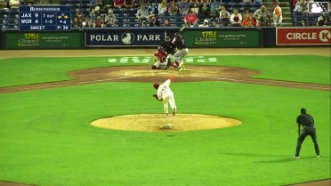 Maximo Acosta out on a sacrifice fly to right fielder Allan Castro. Rece Hinds scores.