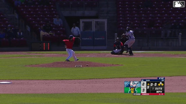 Junior Tilien grounds into a force out, shortstop Marek Houston to second baseman Danny De Andrade. Bryce Rainer scores. Clayton Campbell out at 2nd. Junior Tilien to 1st.