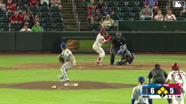 Trey Paige walks. Ryan Campos scores. Noah Mendlinger to 3rd. Dakota Harris to 2nd.