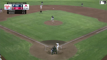 Carlos Rodríguez doubles (10) on a line drive to left fielder A.J. Vukovich. Bryce Johnson scores.