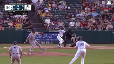Dominic Fletcher homers (3) on a fly ball to right center field. Nick Cimillo scores.
