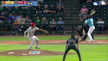 Daniel Vazquez walks. Sam Kulasingam scores. Brett Squires to 3rd. Passed ball by catcher Adrian De Leon. Throwing error by catcher Adrian De Leon.