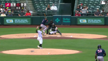 Andrew Velazquez homers (1) on a fly ball to right field. Luken Baker scores. Kristian Robinson scores.