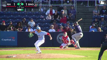 Cutter Coffey out on a sacrifice fly to left fielder Jaylen Palmer. Carter Cunningham scores.