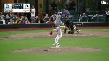Brett Squires homers (15) on a fly ball to right center field. John Rave scores.
