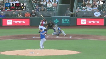 Will Brennan singles on a fly ball to center fielder Alek Thomas. Osleivis Basabe scores.