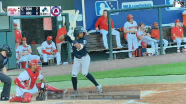 DJ Gladney grounds into a double play, shortstop Cayden Wallace to first baseman Jack Rogers. Nicholas Torres out at 2nd. DJ Gladney out at 1st.